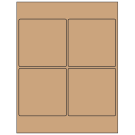 4" x 4"  Sheet Label