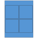 4" x 4"  Sheet Label