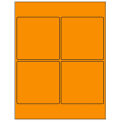 4" x 4"  Sheet Label