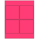 4" x 4"  Sheet Label