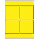 4" x 4"  Sheet Label
