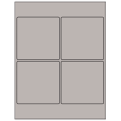 4" x 4"  Sheet Label