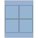 4" x 4"  Sheet Label