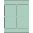 4" x 4"  Sheet Label