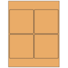 4" x 4"  Sheet Label