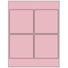 4" x 4"  Sheet Label
