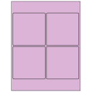 4" x 4"  Sheet Label