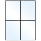 4.25" x 5.5"  Sheet Label