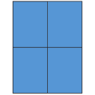 4.25" x 5.5"  Sheet Label