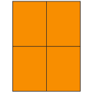 4.25" x 5.5"  Sheet Label