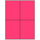 4.25" x 5.5"  Sheet Label