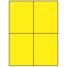 4.25" x 5.5"  Sheet Label