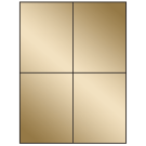 4.25" x 5.5"  Sheet Label