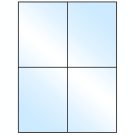 4.25" x 5.5"  Sheet Label