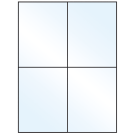 4.25" x 5.5"  Sheet Label