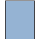4.25" x 5.5"  Sheet Label