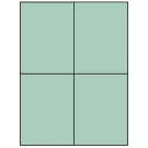 4.25" x 5.5"  Sheet Label