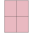 4.25" x 5.5"  Sheet Label