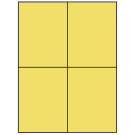 4.25" x 5.5"  Sheet Label