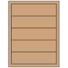 7.5" x 2"  Sheet Label