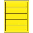 7.5" x 2"  Sheet Label