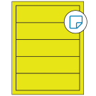 7.5" x 2"  Sheet Label