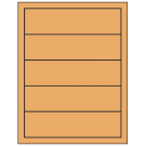 7.5" x 2"  Sheet Label