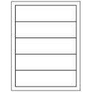 7.5" x 2"  Sheet Label