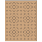 0.5" x 0.5"  Sheet Label