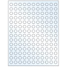 0.5" x 0.5"  Sheet Label