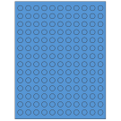 0.5" x 0.5"  Sheet Label