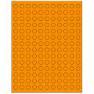 0.5" x 0.5"  Sheet Label