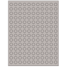 0.5" x 0.5"  Sheet Label