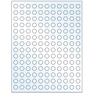 0.5" x 0.5"  Sheet Label