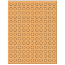 0.5" x 0.5"  Sheet Label