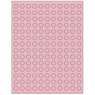 0.5" x 0.5"  Sheet Label