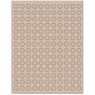 0.5" x 0.5"  Sheet Label