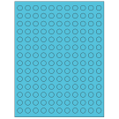 0.5" x 0.5"  Sheet Label