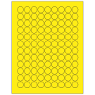 0.75" x 0.75"  Sheet Label