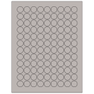0.75" x 0.75"  Sheet Label
