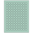 0.75" x 0.75"  Sheet Label