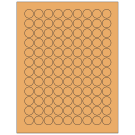 0.75" x 0.75"  Sheet Label