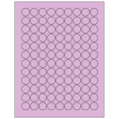 0.75" x 0.75"  Sheet Label