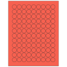 0.75" x 0.75"  Sheet Label