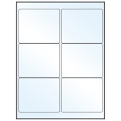 4" x 3"  Sheet Label