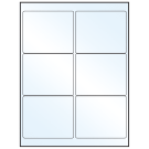 4" x 3"  Sheet Label