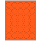 1.5" x 1.5"  Sheet Label