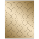 1.5" x 1.5"  Sheet Label