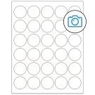 1.5" x 1.5"  Sheet Label