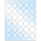 1.5" x 1.5"  Sheet Label
